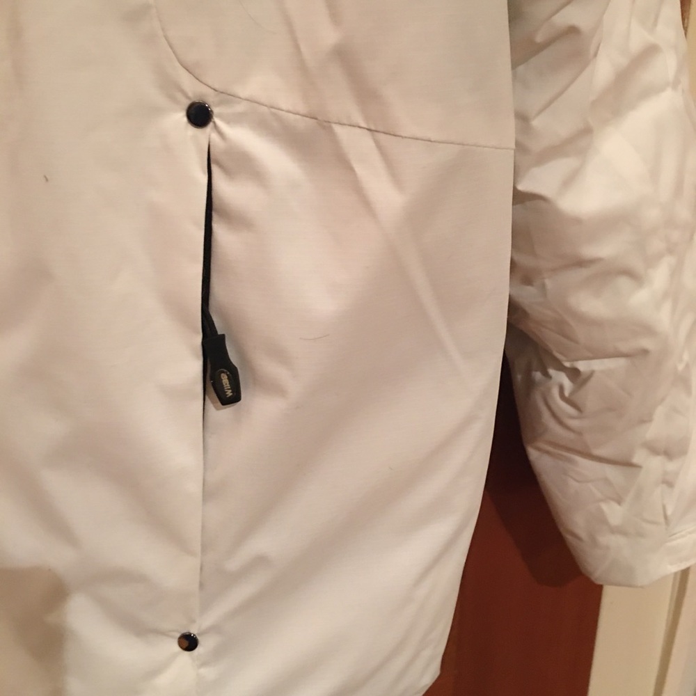 Weatherproof new down puffer white large zippers - Picture 4 of 12